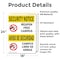 Signmission Weapon Free Campus Bilingual OSHA Security Notice Sign, Vinyl Decal, 18in W x 24in L, 2PK OS-2PACK-SN-D-1824-L-11682 - alternate 3